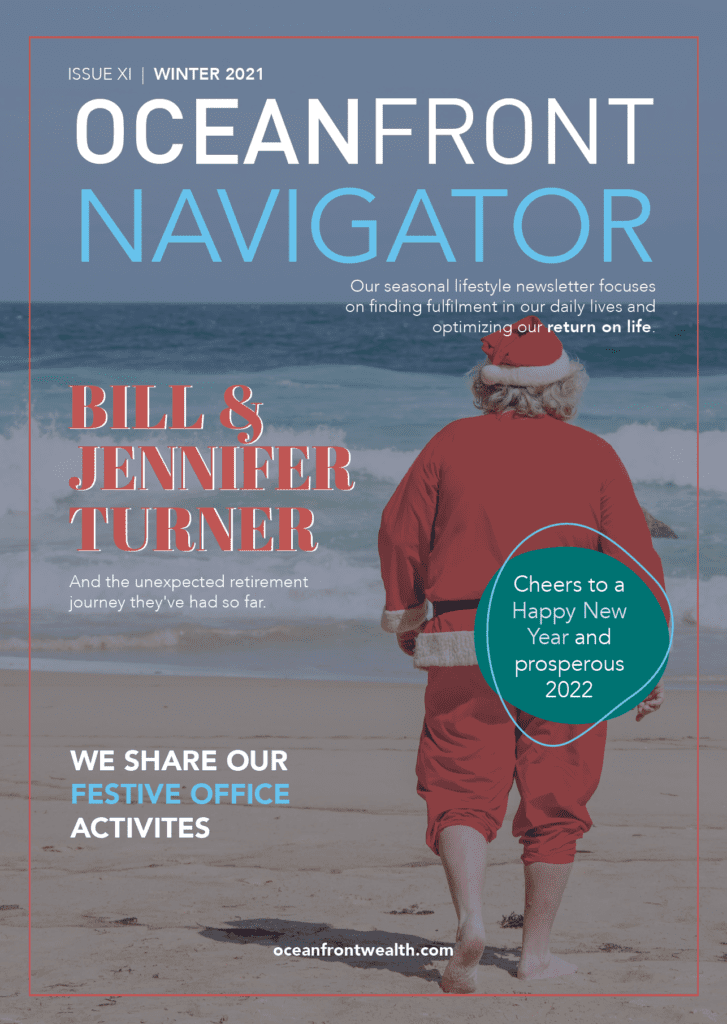 Cover of Oceanfront Navigator 2021 magazine by Oceanfront Wealth in Lafayette, Louisiana