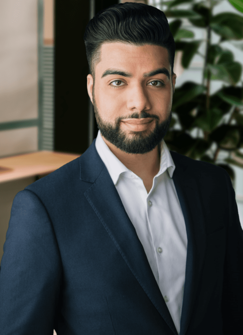 Raj Dhot, Senior Wealth Associate at OceanFront Wealth Inc., in Vancouver, BC